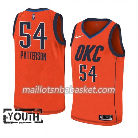 Maillot Enfant Oklahoma City Thunder Patrick Patterson 54 2018-19 Nike Orange Swingman